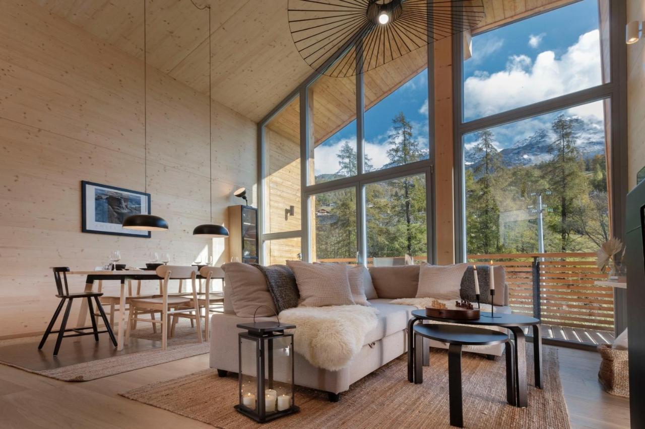 Hellochalet - Chalet Northern Lights - Family Ski Chalet With Garden Walking Distance Lift Valtournenche Exteriör bild